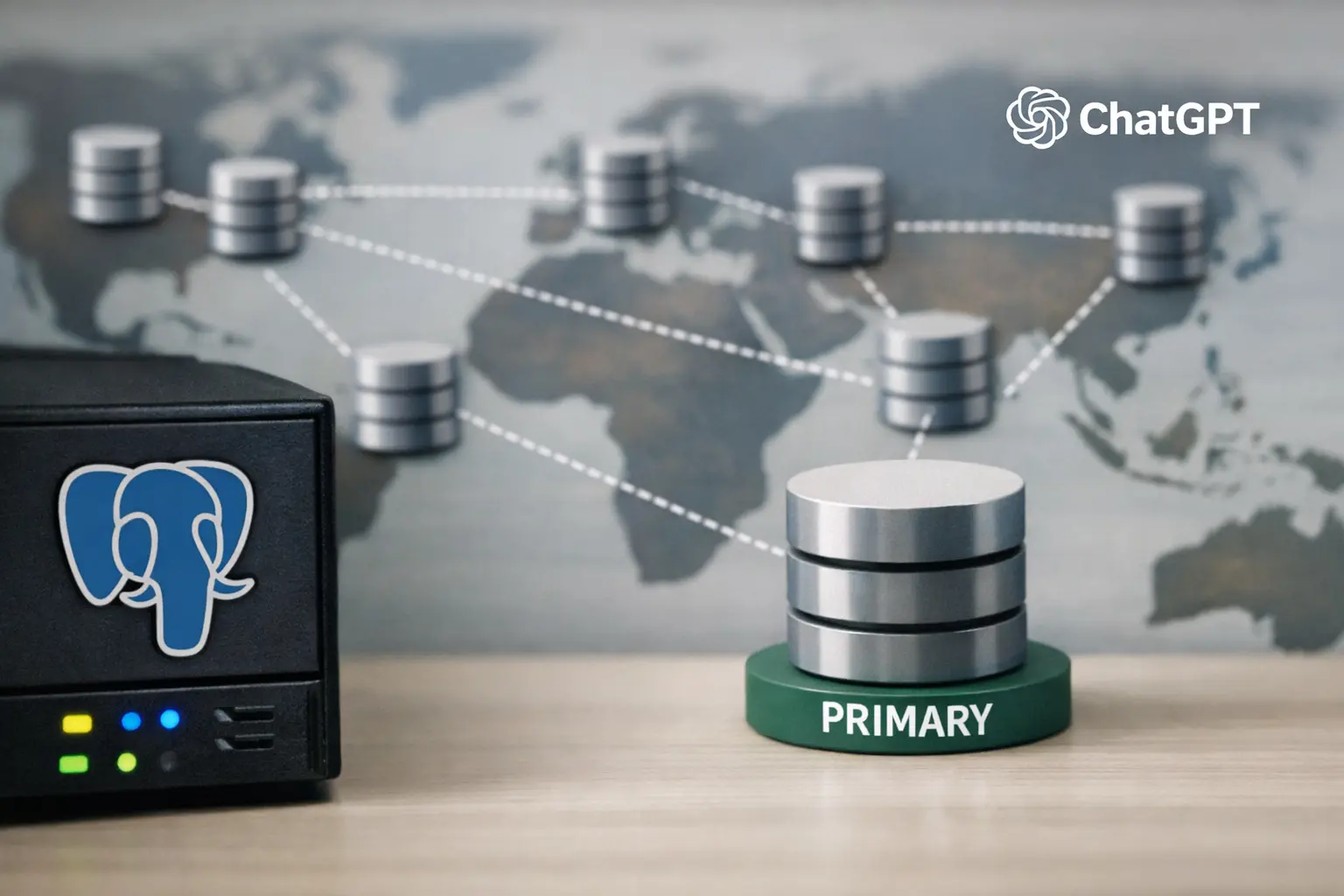 chatgpt with postgresql cluster