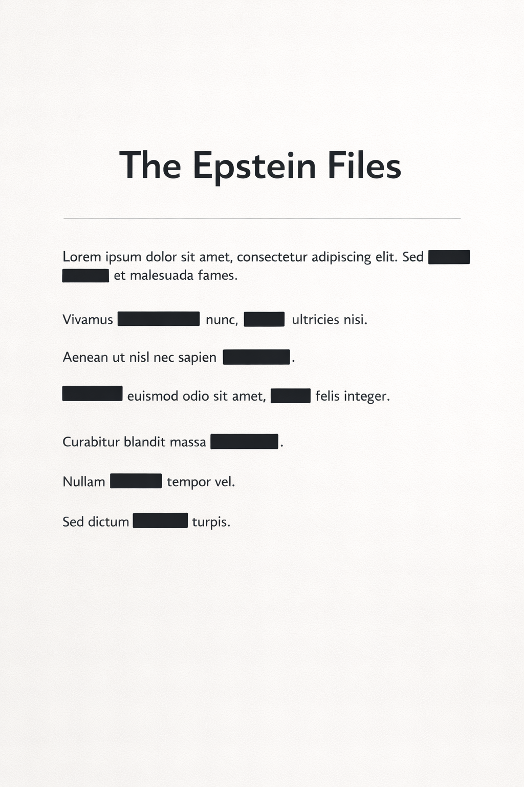 Epstein Files